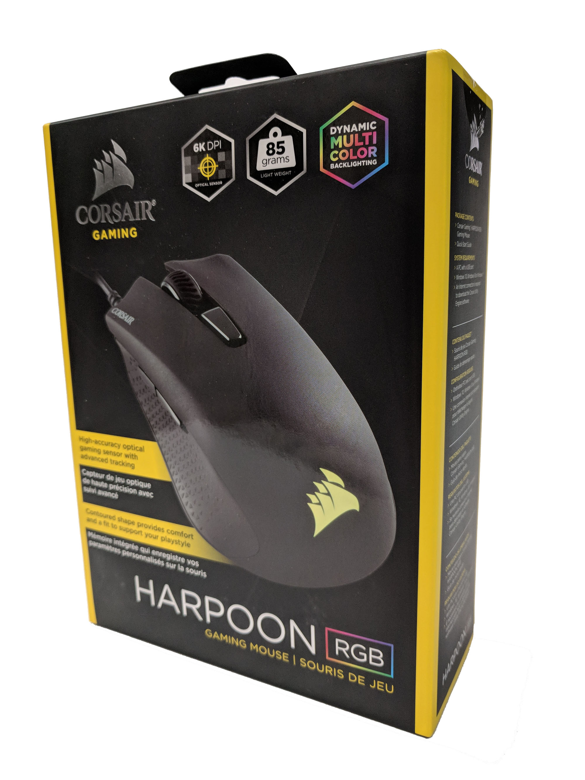 corsair harpoon mouse dpi settings