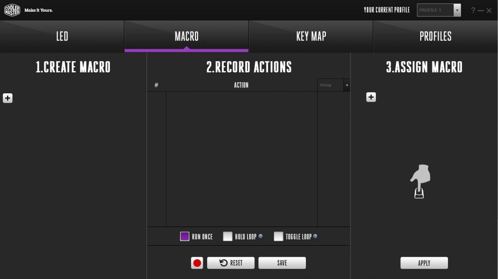 Cooler Master CK550 Gaming Keyboard Macros