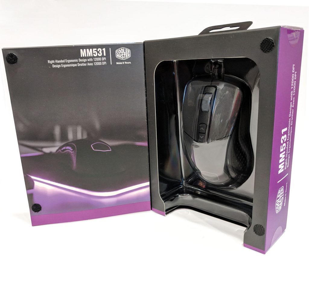 Cooler Master MM531 Gaming Mouse Box Flap