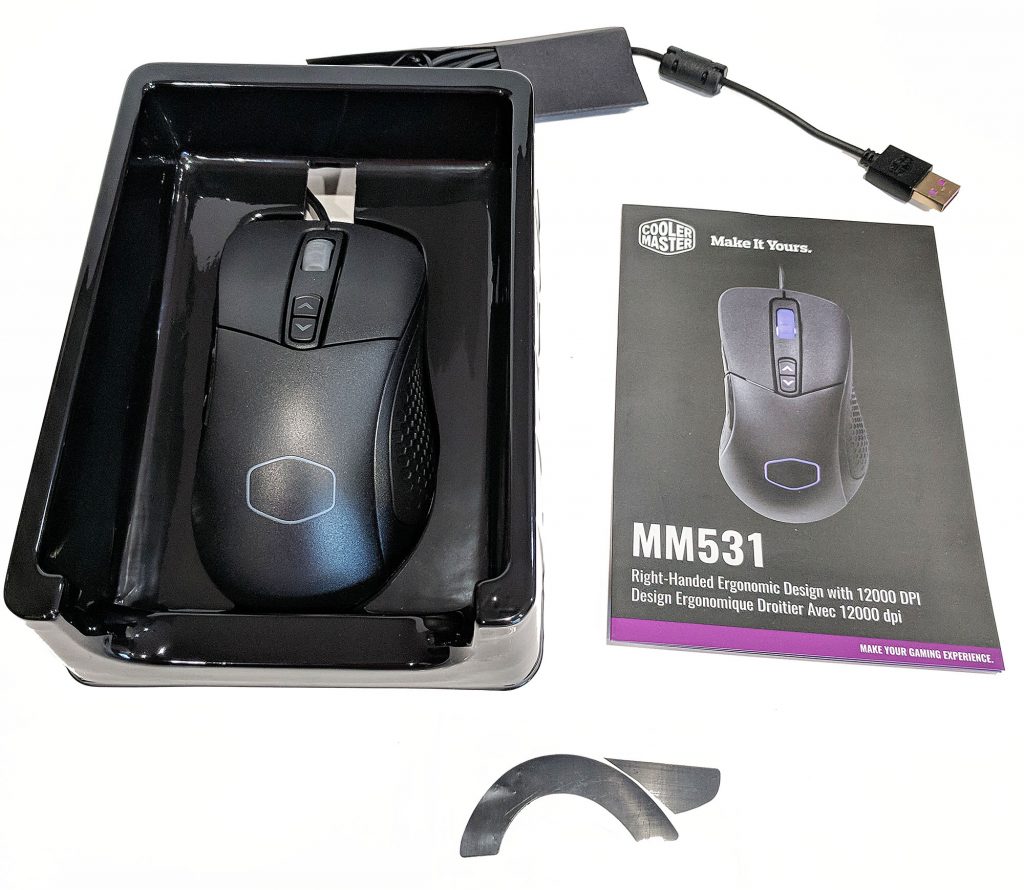 Cooler Master MM531 Gaming Mouse Box Inside