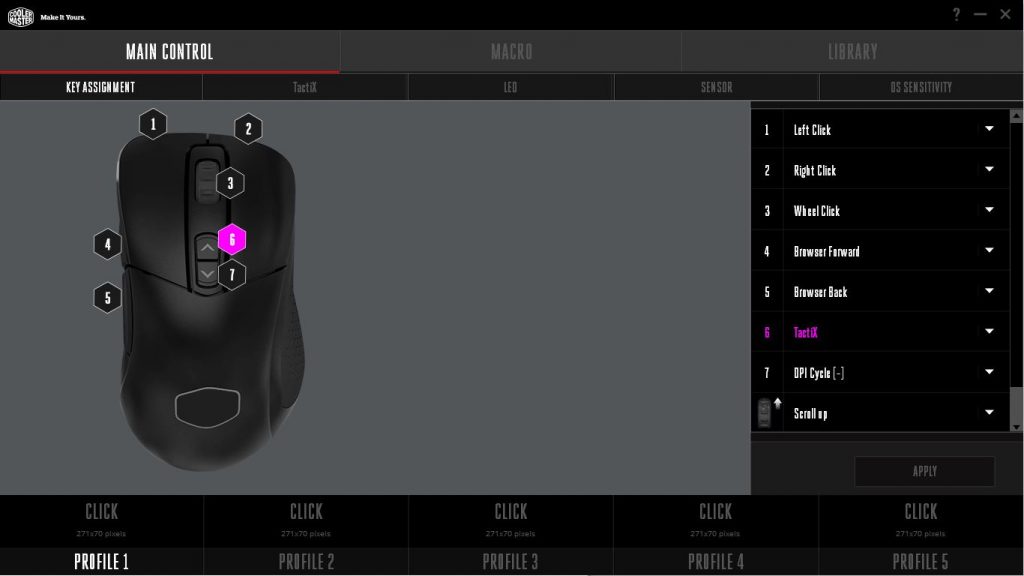 Cooler Master MM531 Main Control Software