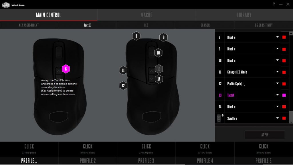 Cooler Master MM531Portal TactiX