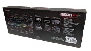Rosewill NEON K75 RGB Mechanical Keyboard Box Back