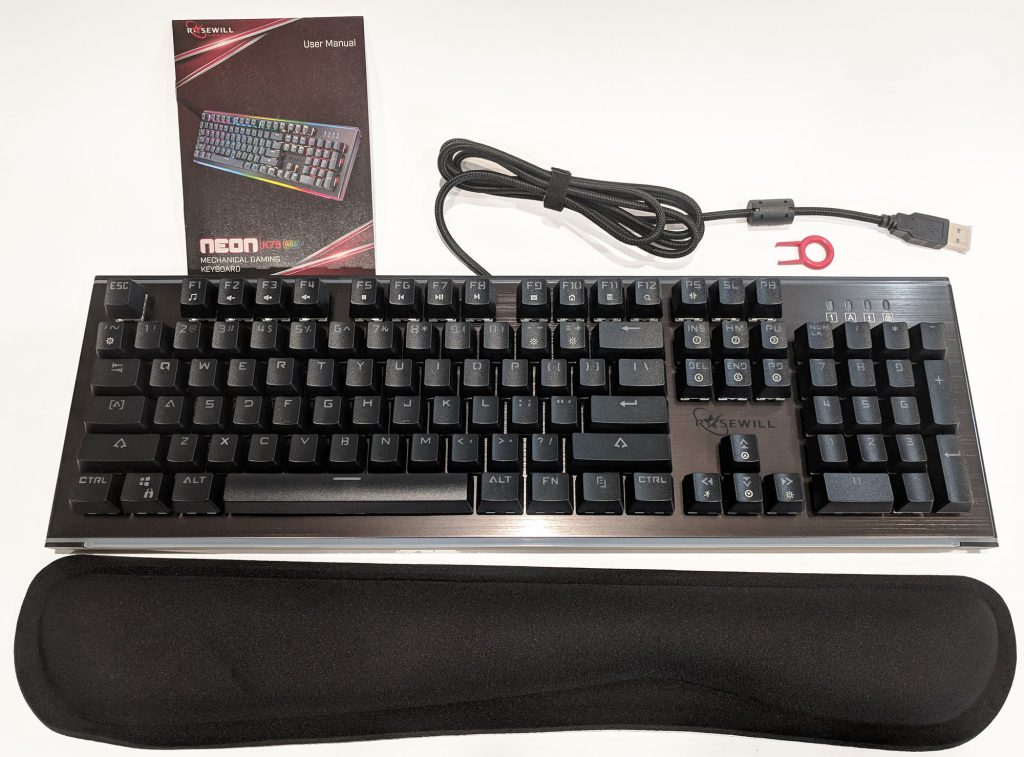 Rosewill NEON K75 RGB Mechanical Keyboard Contents