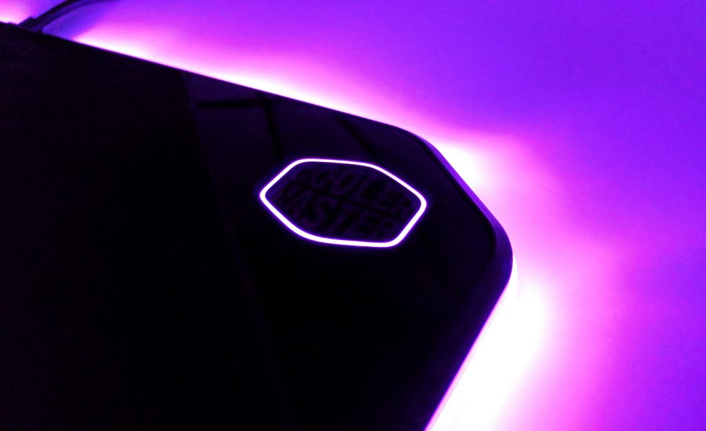 Cooler Master MP860 RGB LED Mouse Pad Purple Logo