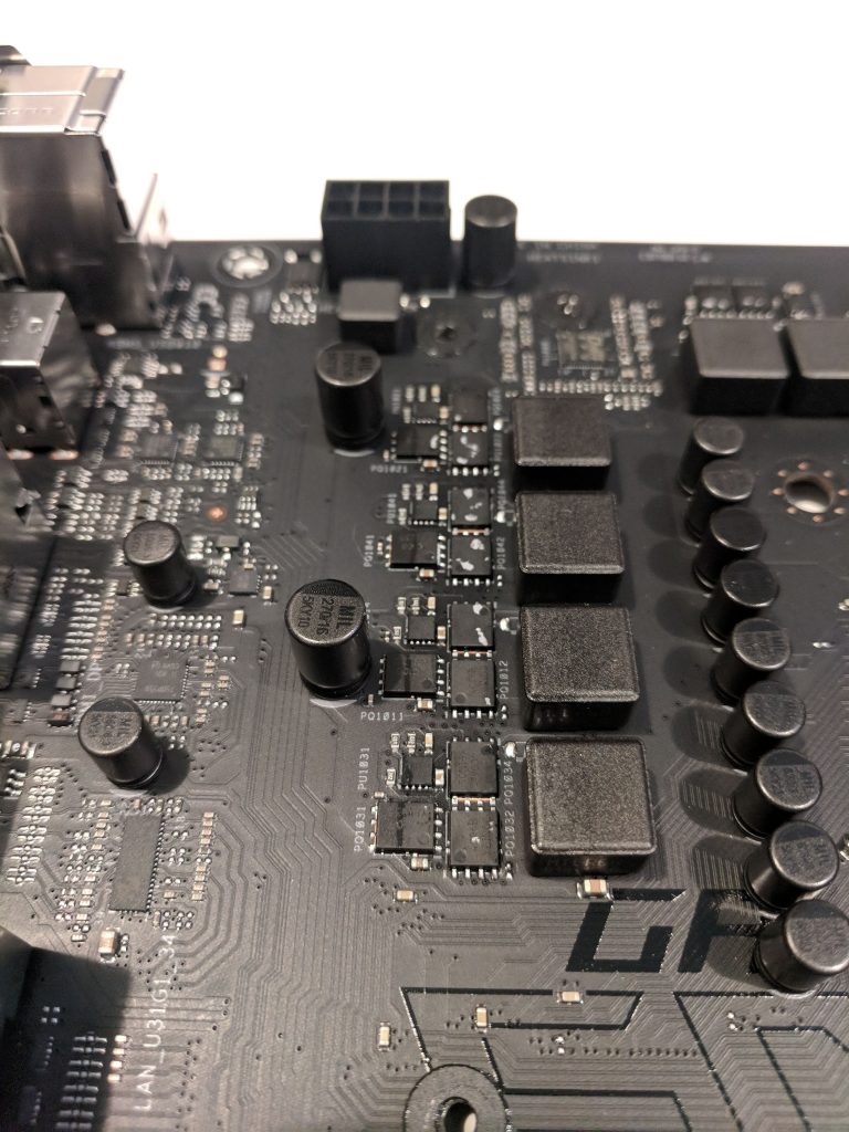 ASUS ROG STRIX B450-F Gaming Motherboard VRM Side