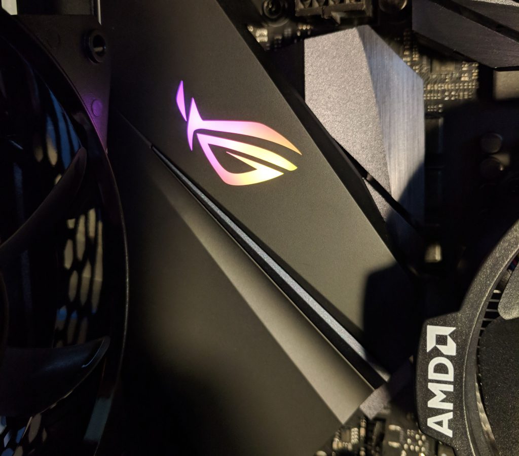 ASUS ROG STRIX B450-F Gaming Motherboard RGB LED Logo