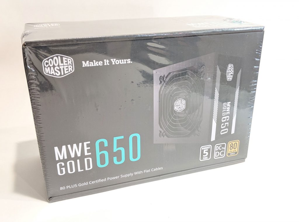 Cooler Master MWE Gold 650 PSU Wrapped Box