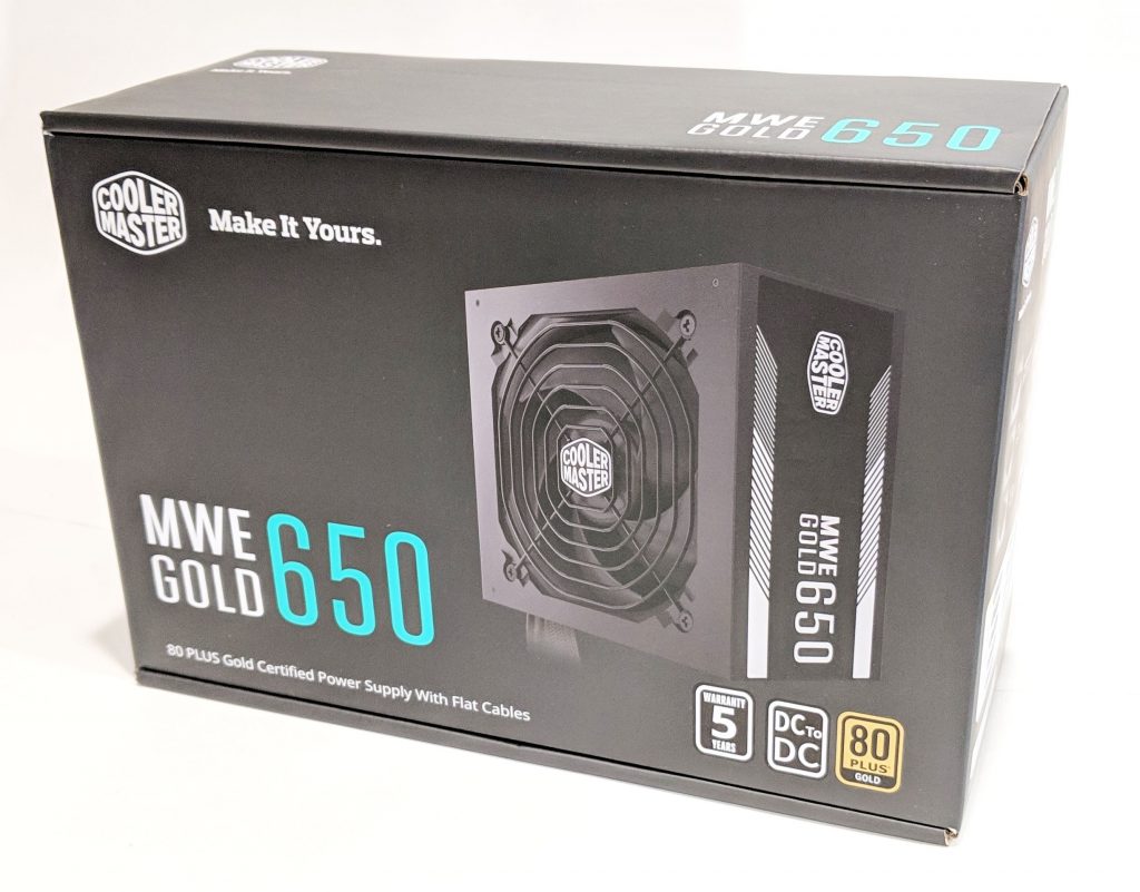 Cooler Master MWE Gold 650 PSU Box Front