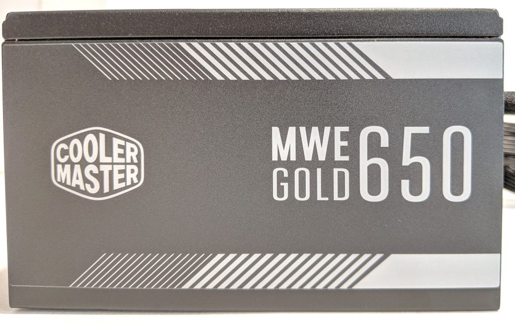 Cooler Master MWE Gold 650 PSU Side