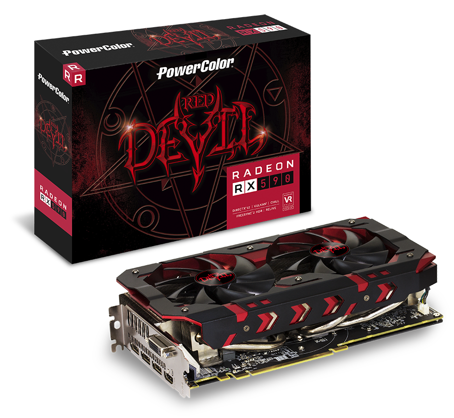 PowerColor Red Devil RX 590 Graphics Card Box