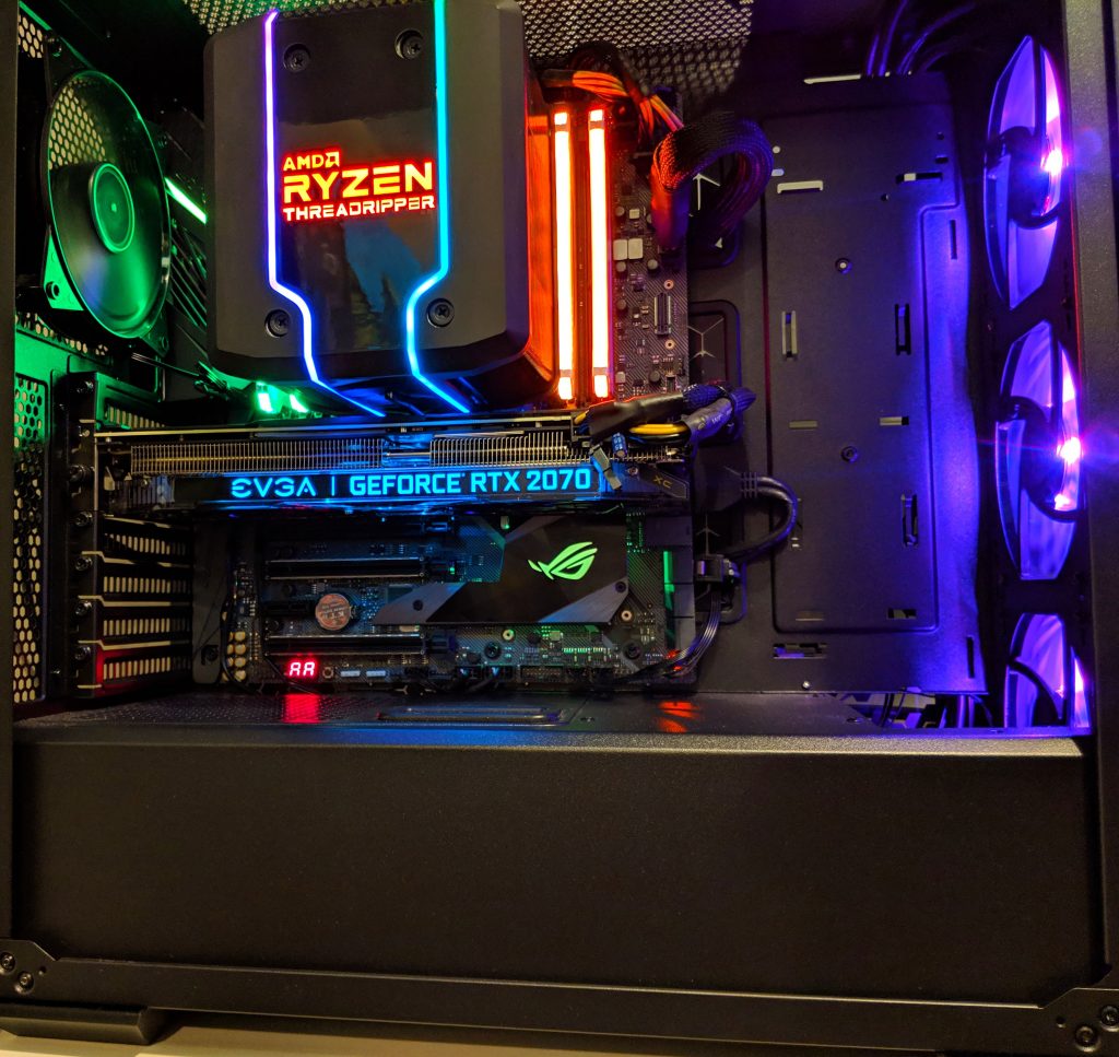 ASUS ROG Strix X399-E Gaming Installed