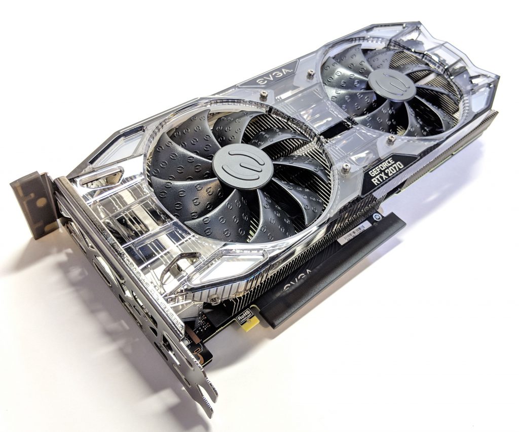 EVGA RTX 2070 XC GAMING GPU Angle