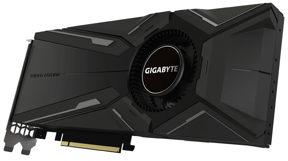 Gigabyte GeForce RTX 2080 Ti TURBO 11G Right Angle