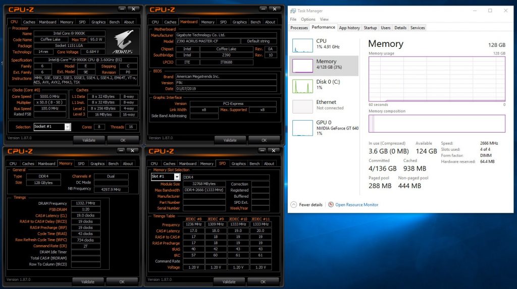 Gigabyte Z390 32GB Dimm Support