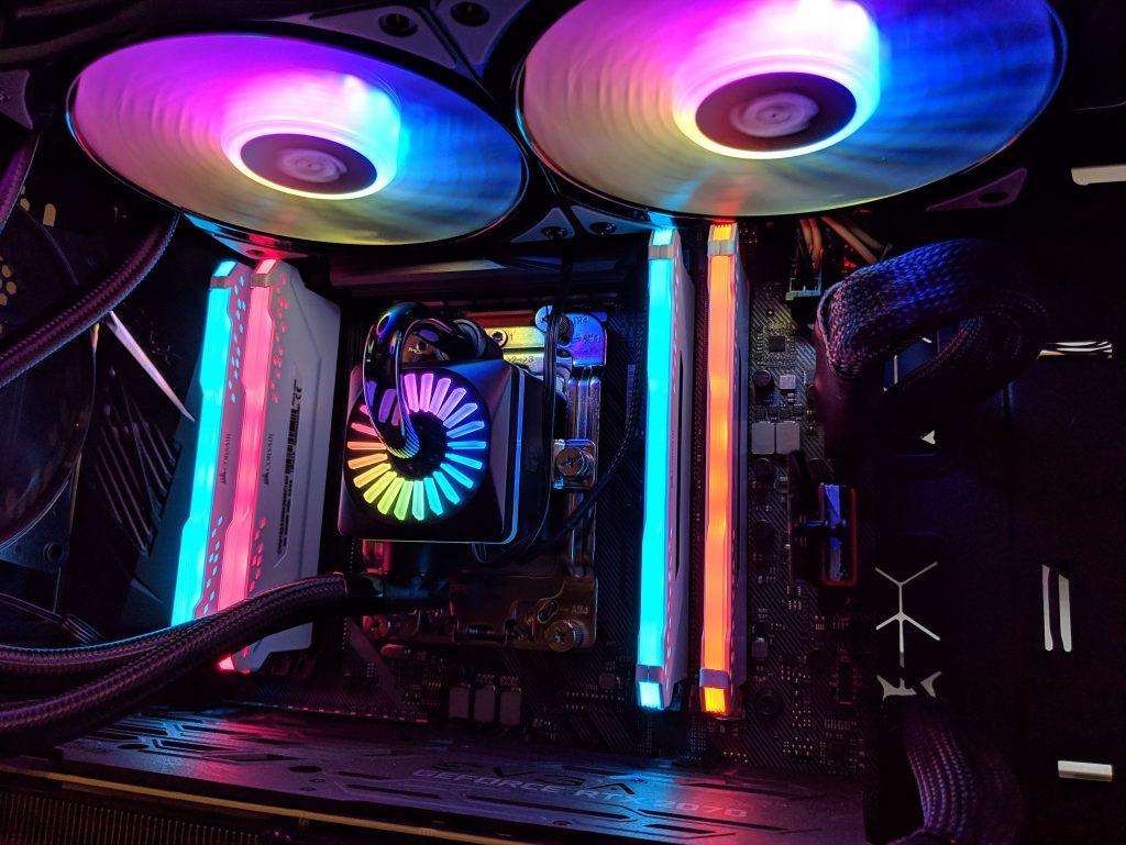 DeepCool Gamer Storm Captain 240 Pro Threadripper Installed