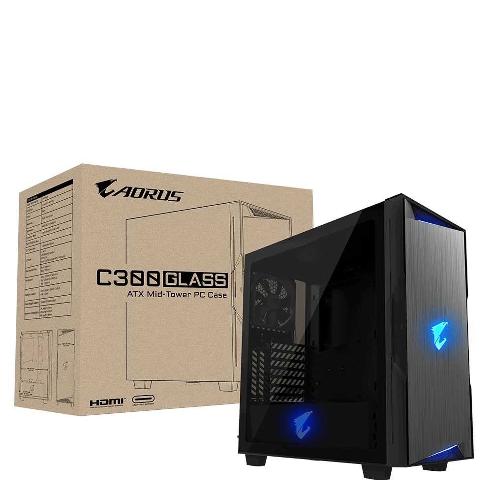 GIGABYTE Releases Aorus C300 Glass PC Case – GND-Tech