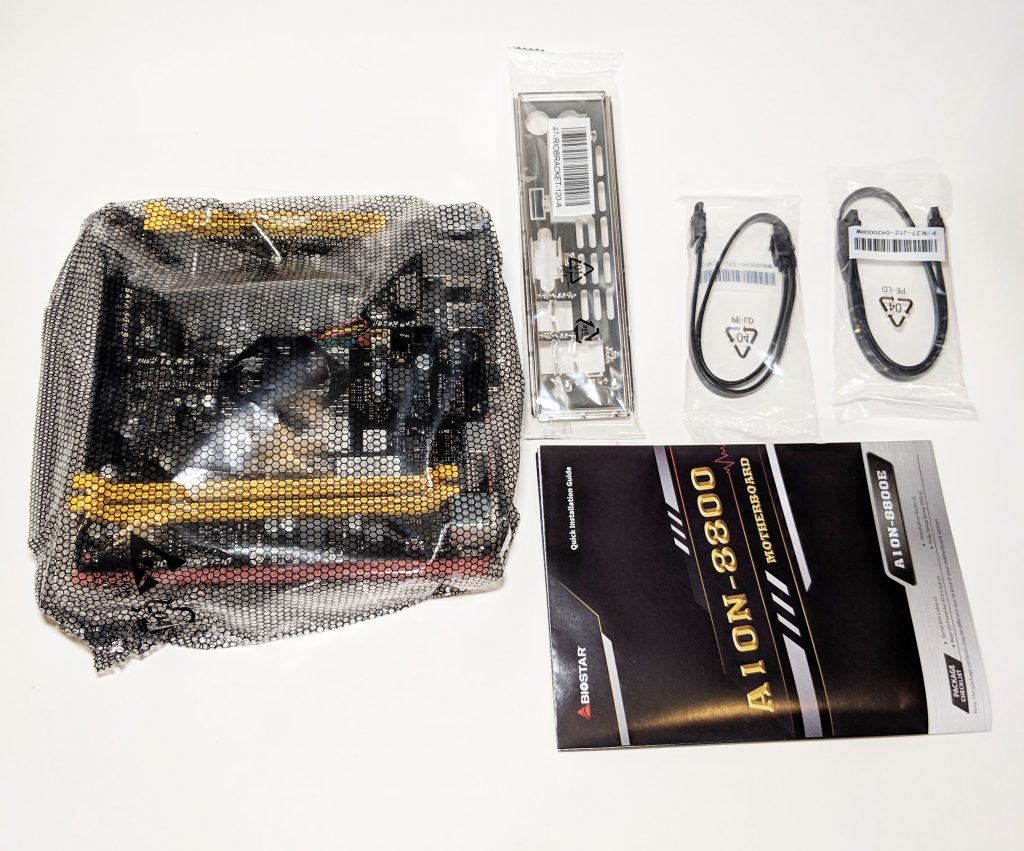 Biostar A10N-8800E Motherboard Accessories