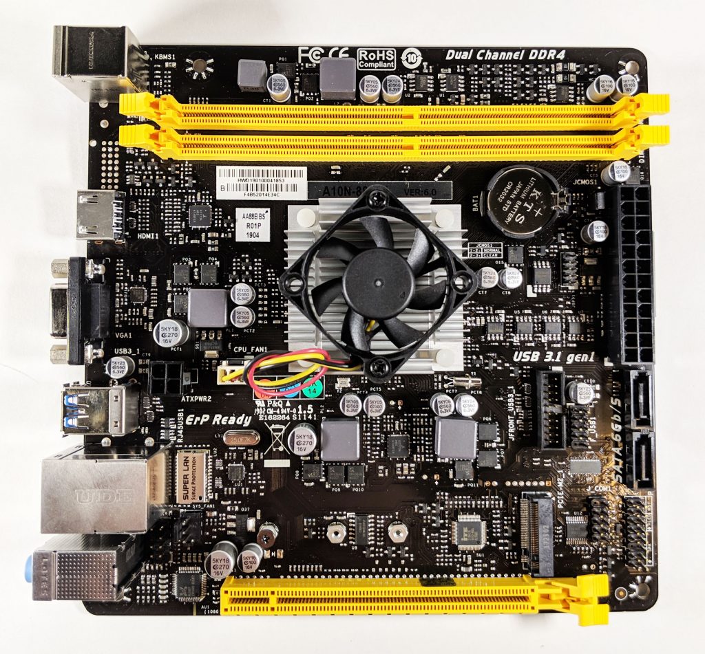 Biostar A10N-8800E Motherboard Front