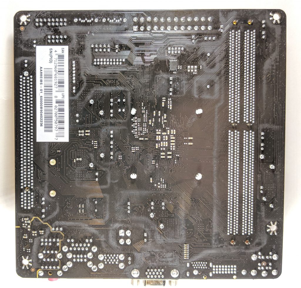 Biostar A10N-8800E Motherboard Back