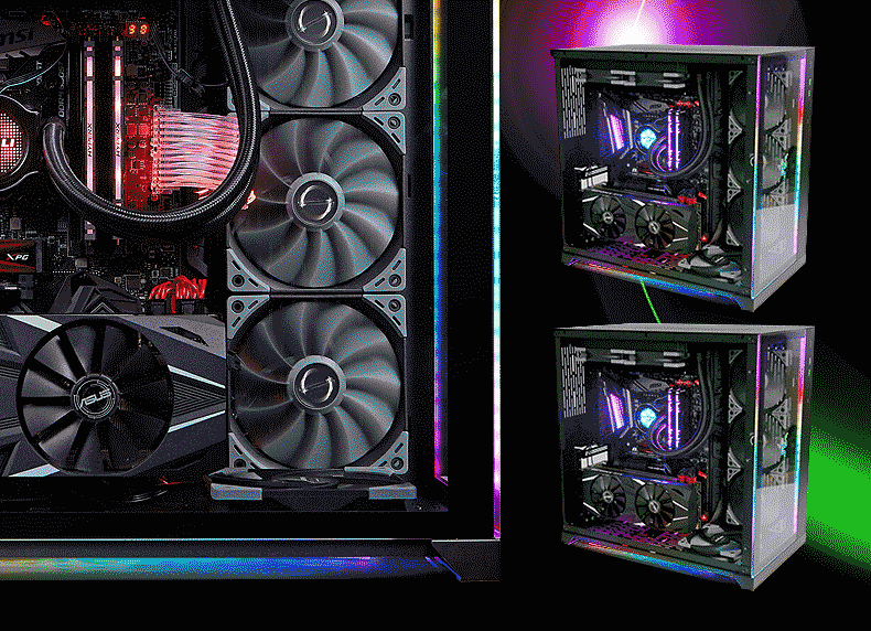 Lian-Li & Razer PC-O11 Dynamic RGB Gif
