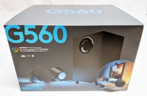 Logitech G560 Gaming Speaker Box Front