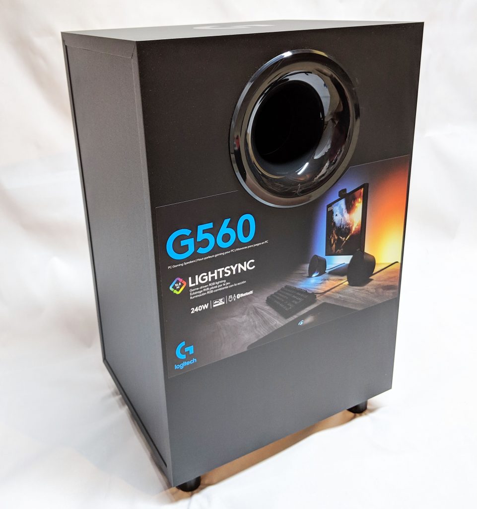 Logitech G560 Gaming Speaker Subwoofer Angled