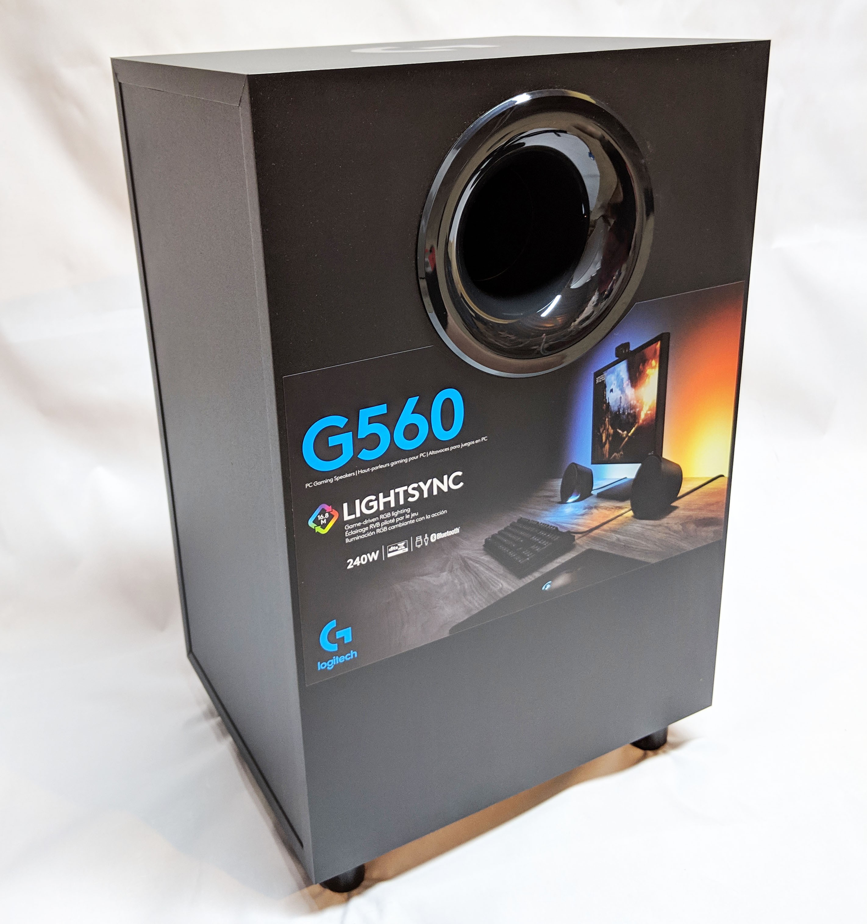 Logitech G560 Lightsync Speakers Unboxing 