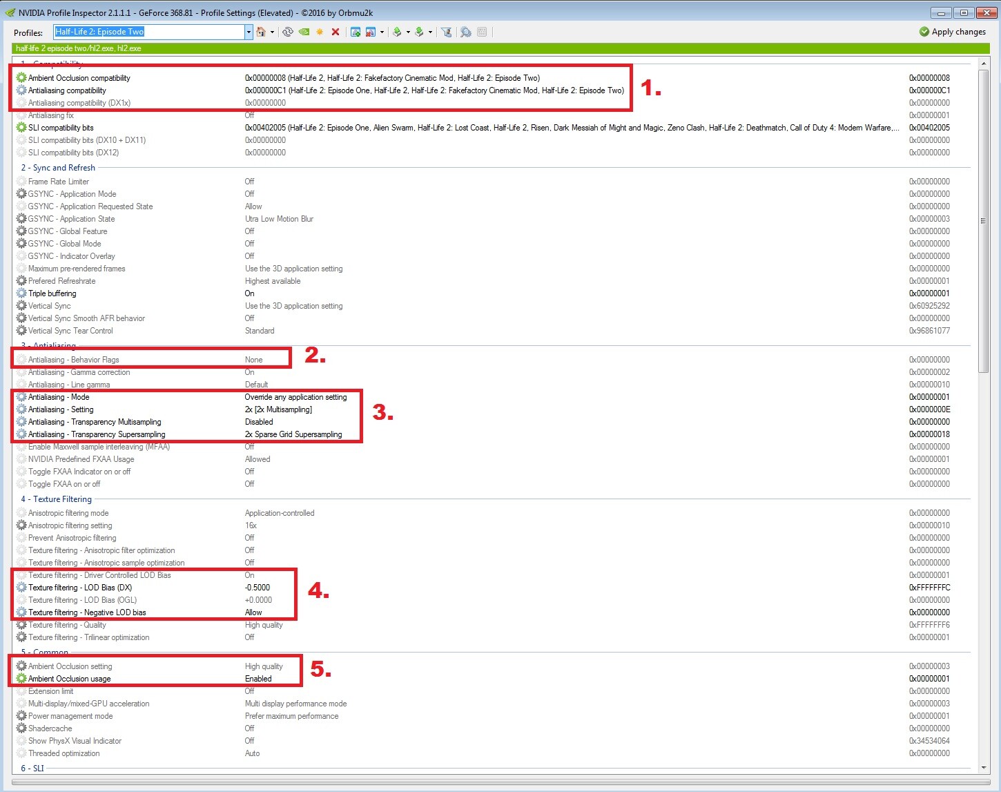 Nvidia profile inspector rust фото 20