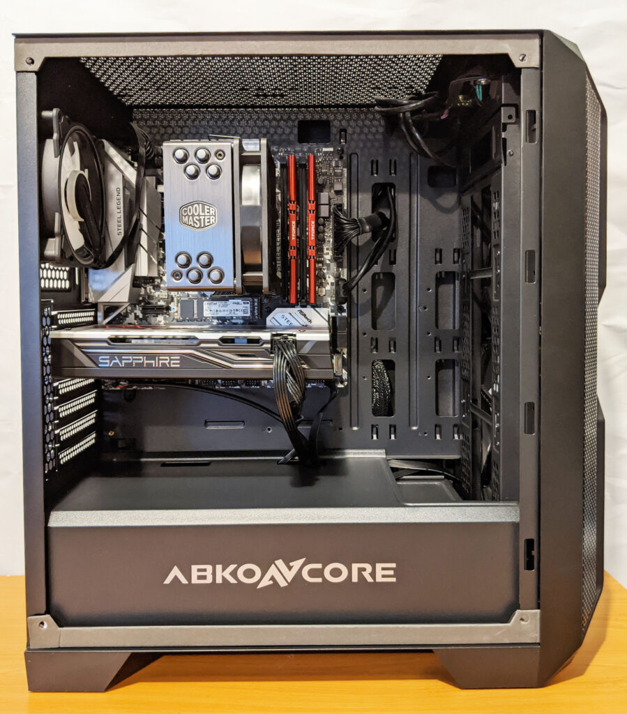 Abkoncore H600X Case Built Inside