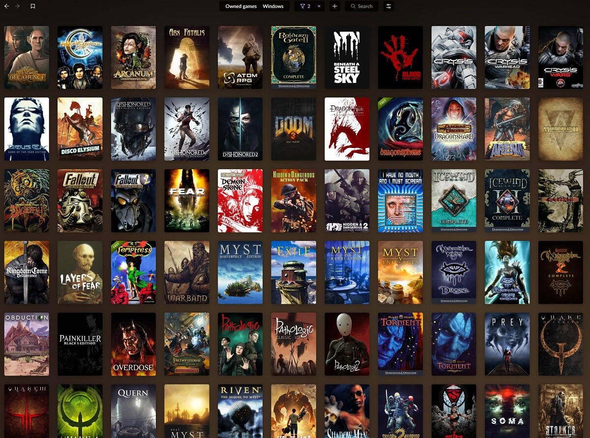 GOG offers DRM-free versions of select Steam games at no cost