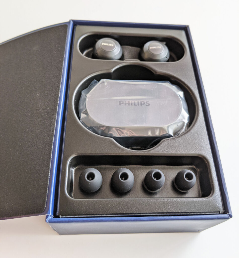 Philips TAT8505BK Earbuds Packaging