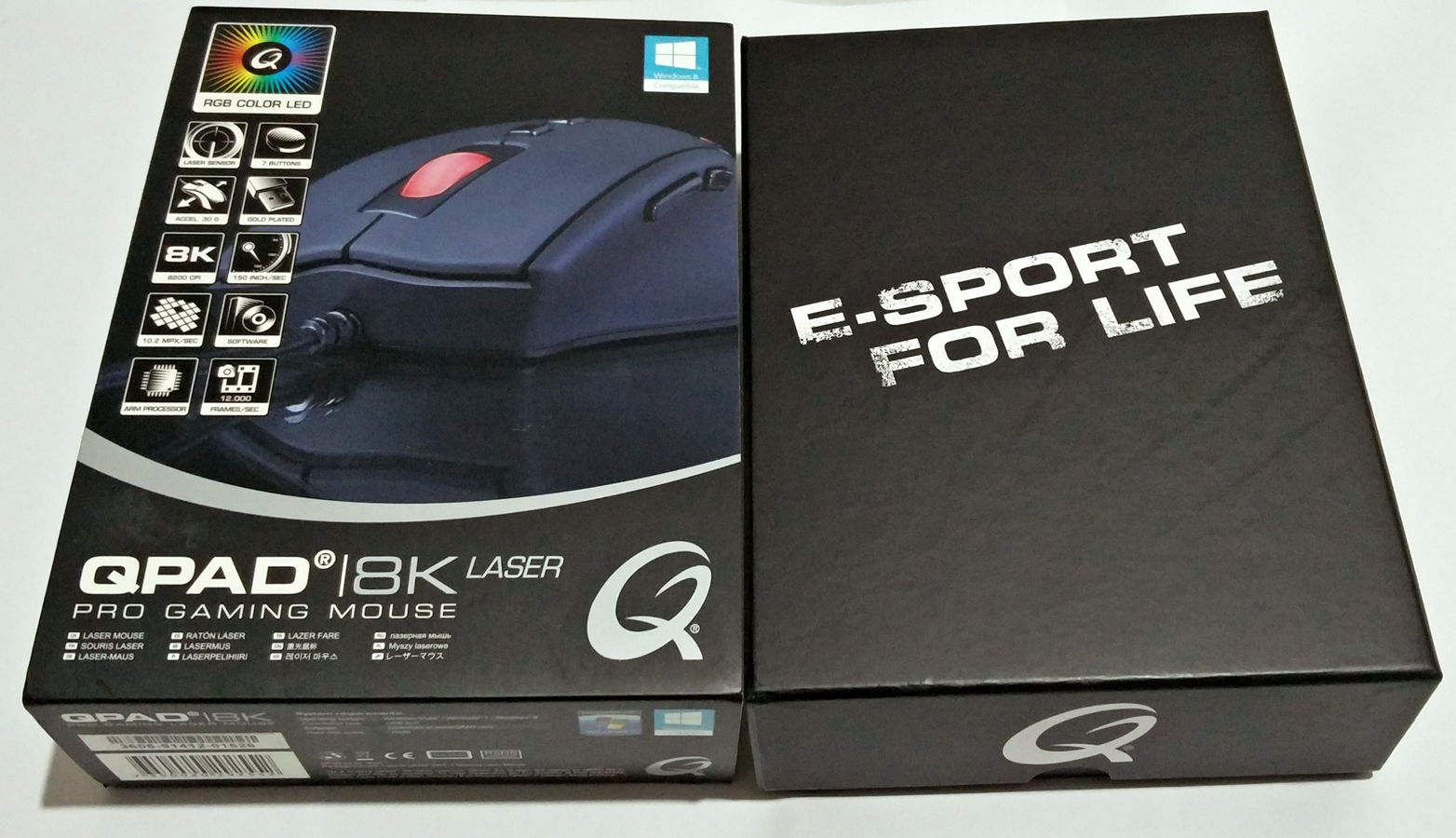 Quick Review: QPAD 5K Gaming Mouse with HeatoN and CT Mousepads